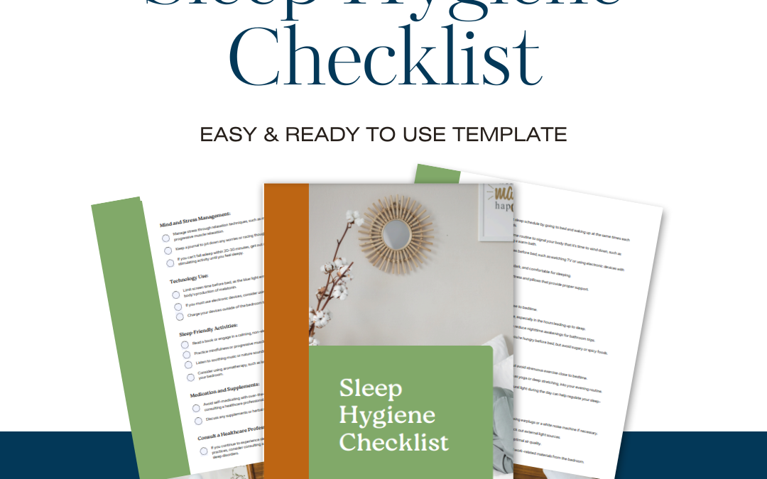 Sleep Hygiene Checklist