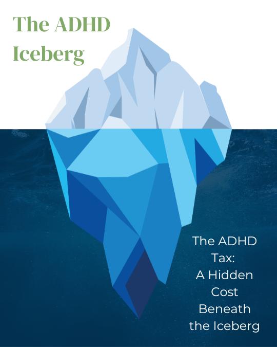 The ADHD Tax - literal and figurative costs that occur due to the hidden and visible symptoms of ADHD