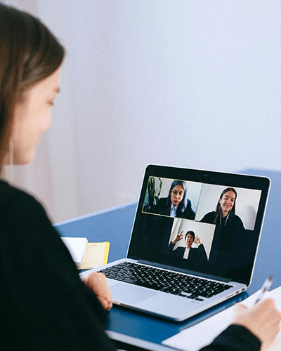 Communication through video meeting can be a struggle for those with executive functioning challenges Communication through video meeting can be a struggle for those with executive functioning challenges