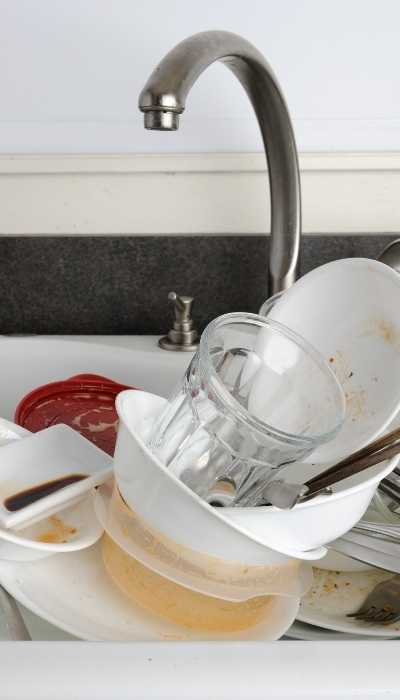 Kitchen Sink Full of Dirty Dishes Kitchen Sink Full of Dirty Dishes