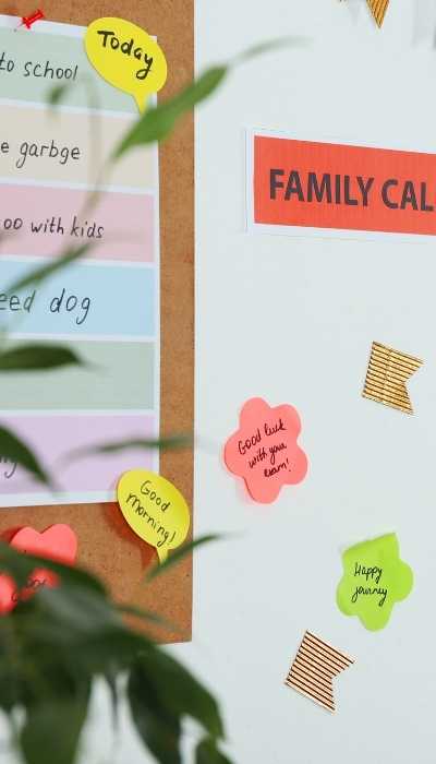 A family command center to help lighten invisible labor