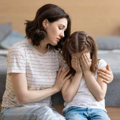 Soothing an upset child, giving emotional labor