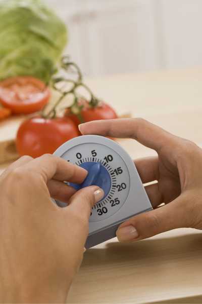 Setting a timer helps to create a false sense of urgency