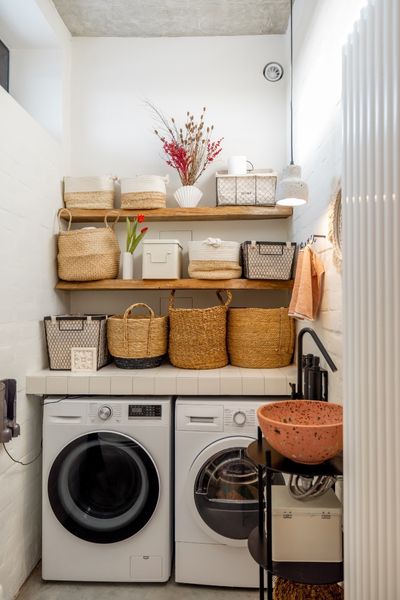 A laundry room may house a daunting task, but reconnecting to your why for doing laundry may help you start the task