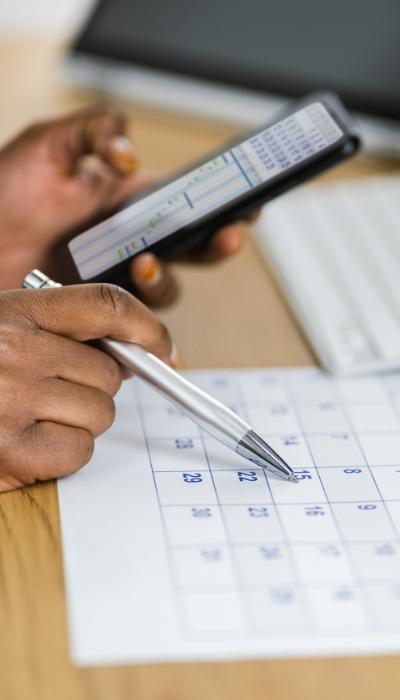 Adding calendar events and reminders to a phone for timely checklists helping a neurodivergent adult recover from holiday stress and overwhelm